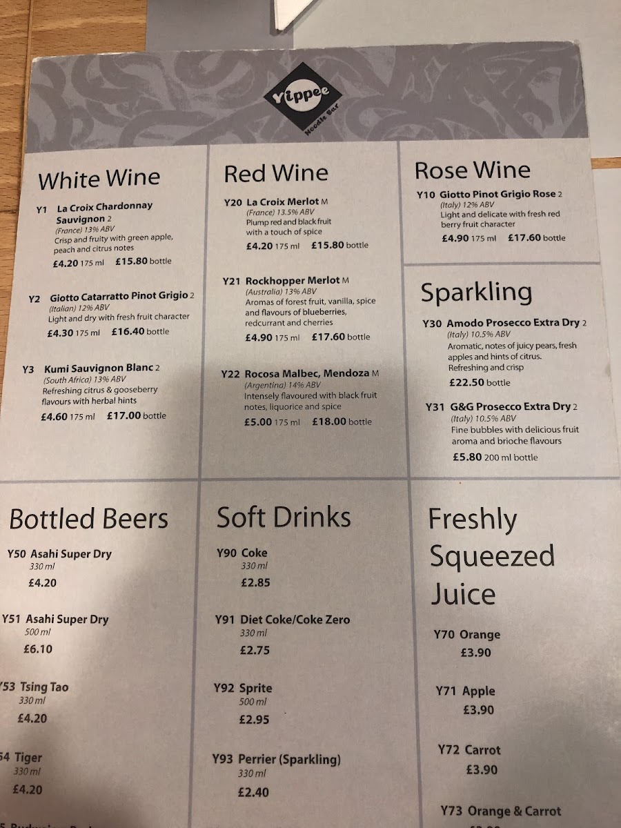 Menu Yippee Noodle Bar-5